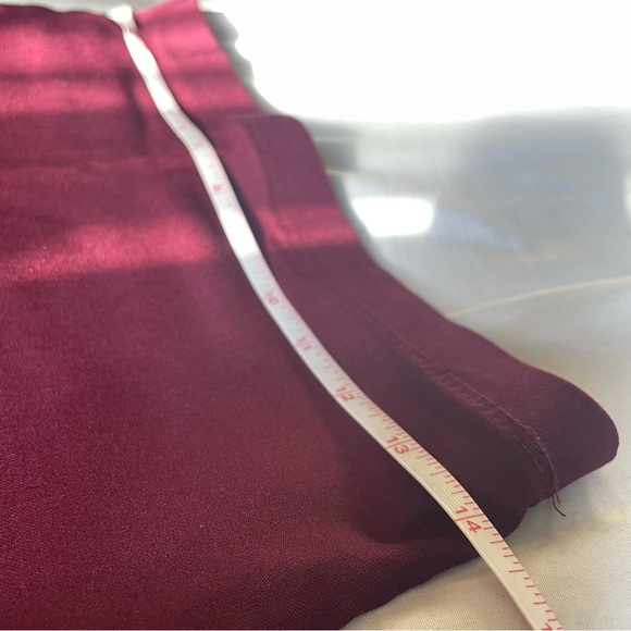 Maroon Pencil Skirt - Picture 4 of 8